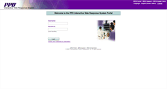 Desktop Screenshot of iwrs.ppdi.com