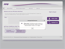 Tablet Screenshot of inform.ppdi.com